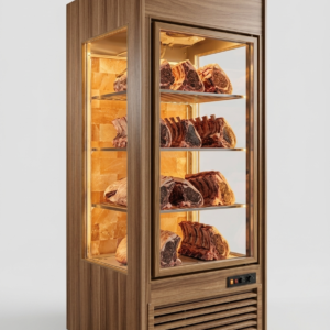 1-AC wood-frame dry aged cabinet