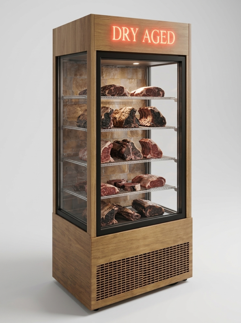 DR-1812 single-door dry aged meat cabinet